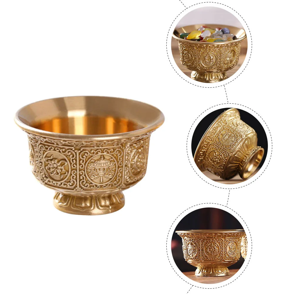 Copper Offering Cup For Buddhist Water Ritual Auspicious Patterns Decorative Buddhism Supply Household Worship Accessory
Copper Offering Cup For Buddhist Water Ritual Auspicious Patterns Decorative Buddhism Supply Household Worship Accessory