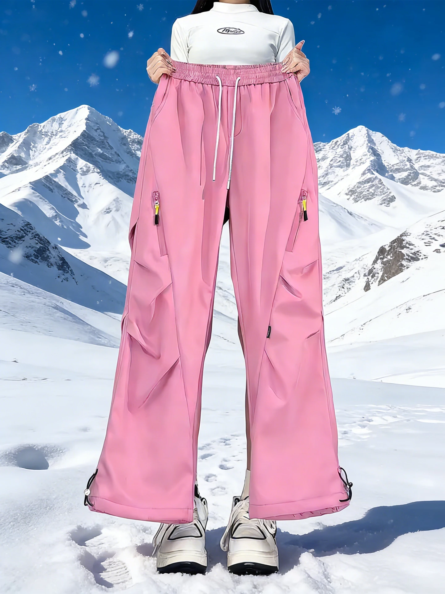 Pink Fce Lined Ski Pants Men's Winter Outdoor Climbing Trousers Cold Resistant Workwear Straight Leg Trousers Waterproof
Pink Fce Lined Ski Pants Men's Winter Outdoor Climbing Trousers Cold Resistant Workwear Straight Leg Trousers Waterproof