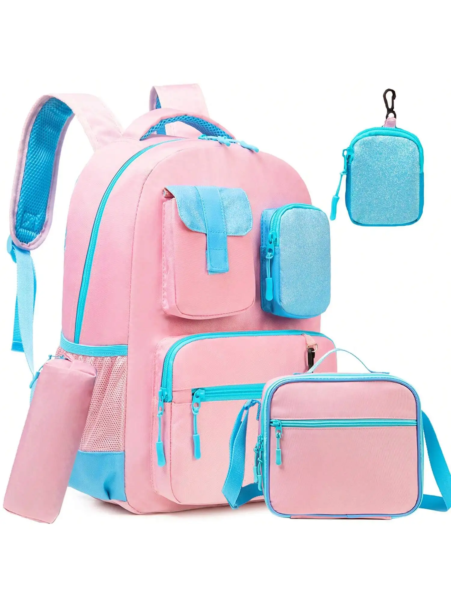 3PCS Backpack for Girls and Boys Backpack with Crossbody Bag and Pencil Case for Elementary School Student
3PCS Backpack for Girls and Boys Backpack with Crossbody Bag and Pencil Case for Elementary School Student