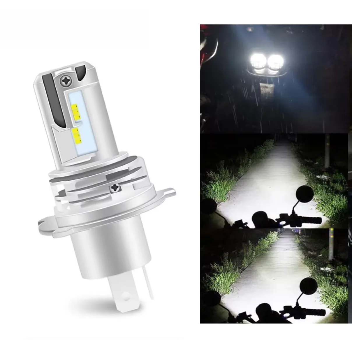 H4 LED Motorcycle Headlight Bulbs Hi Lo Beam Moto Lights For Yamaha Kawasaki Suzuki H4 LED Lamp With Canbus Motorcycle Headlamp
H4 LED Motorcycle Headlight Bulbs Hi Lo Beam Moto Lights For Yamaha Kawasaki Suzuki H4 LED Lamp With Canbus Motorcycle Headlamp