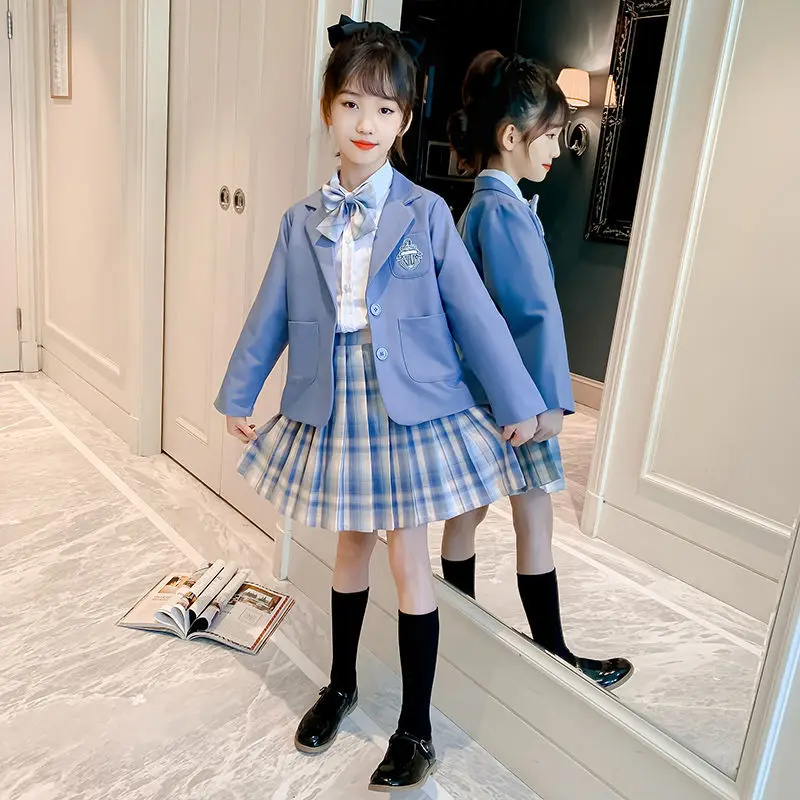 Girls' Spring/Autumn Clothing Set 3-Piece Set 2025 New Children's Trendy JK Uniform Kids School Pleated Skirt Shirt Jacket LH726
Girls' Spring/Autumn Clothing Set 3-Piece Set 2025 New Children's Trendy JK Uniform Kids School Pleated Skirt Shirt Jacket LH726