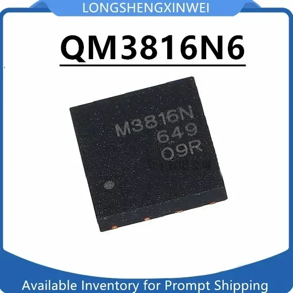 1PCS New QM3816N6 Silk Screen M3816N Original DFN-8 N-channel 30V/51A MOSFET
1PCS New QM3816N6 Silk Screen M3816N Original DFN-8 N-channel 30V/51A MOSFET