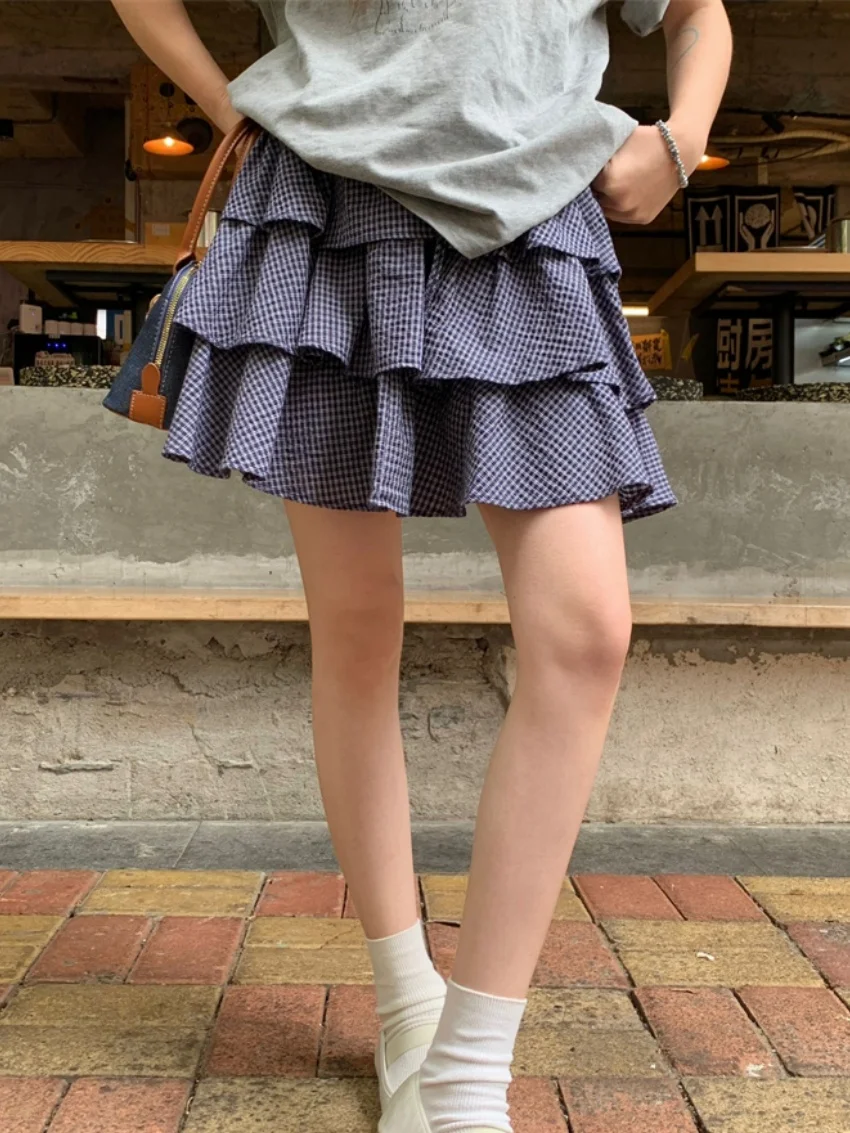 Alien Kitty 2026 New Slim Summer Mini Cake Skirt Women Chic Camping OL Hot Girls Daily Casual High Street Mujer Sweet Sexy Plaid
Alien Kitty 2026 New Slim Summer Mini Cake Skirt Women Chic Camping OL Hot Girls Daily Casual High Street Mujer Sweet Sexy Plaid