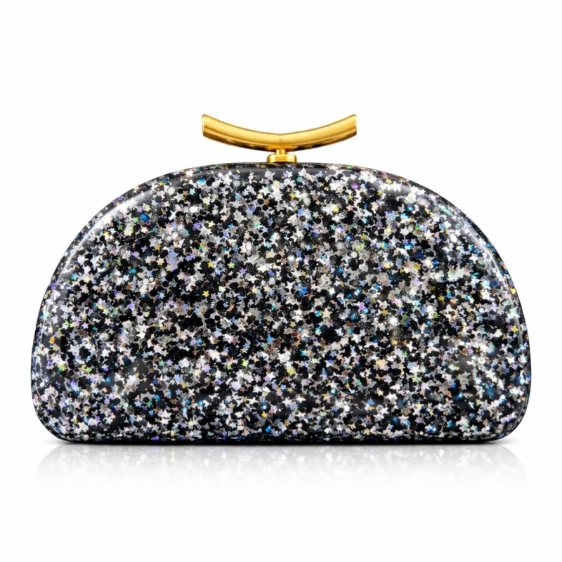 Half Round Acrylic Glossy Women's Handbag Fashionable Wedding Banquet Clutch Bag Mini Chic Cocktail Party Prom Purses
Half Round Acrylic Glossy Women's Handbag Fashionable Wedding Banquet Clutch Bag Mini Chic Cocktail Party Prom Purses