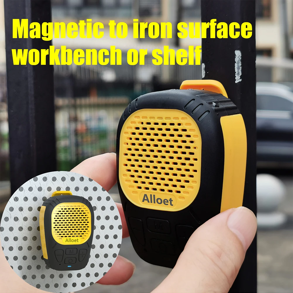 Wearable Bluetooth5.3 Speaker Magnetic Clip-On Wireless Speaker Waterproof Portable Sound with Strap for Hands-Free Music/Calls
Wearable Bluetooth5.3 Speaker Magnetic Clip-On Wireless Speaker Waterproof Portable Sound with Strap for Hands-Free Music/Calls
