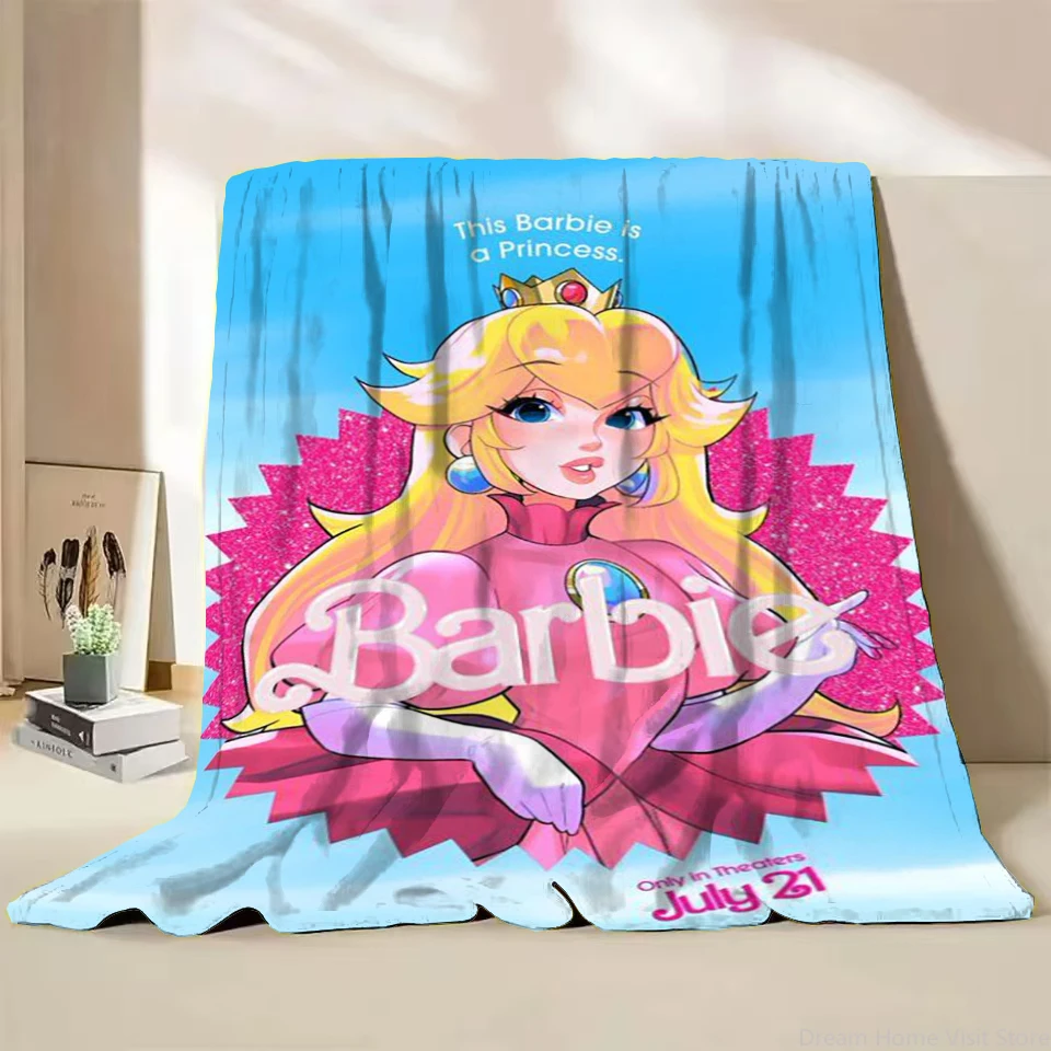 Super Mario Peach Princess Flannel Throw Winter Blankets for Bedroom Bed Sofa Lunch Break Picnic Blanket Babys Soft Gifts MINISO
Super Mario Peach Princess Flannel Throw Winter Blankets for Bedroom Bed Sofa Lunch Break Picnic Blanket Babys Soft Gifts MINISO