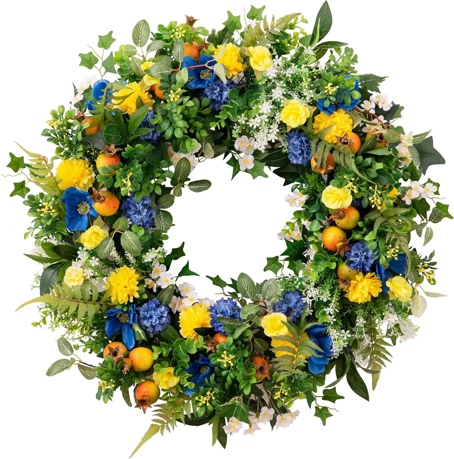 Outdoor Summer Breeze Spring & Summer Wreath - 28" Premium UV-Protected Floral Door Wreath for Front Door, Patio, & Garden
Outdoor Summer Breeze Spring & Summer Wreath - 28" Premium UV-Protected Floral Door Wreath for Front Door, Patio, & Garden