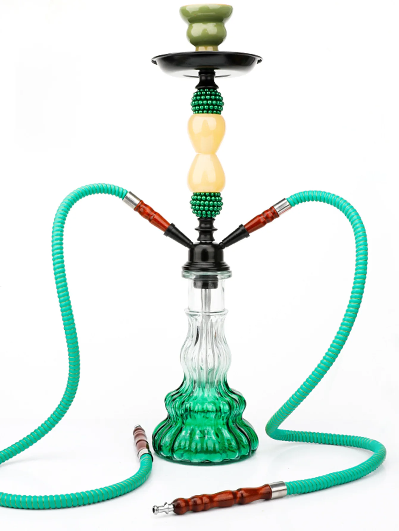 High-End Arabic Hookah Set Pearl Jade Gun Barrel Double Tube Glass Smoking Set New Product in Stock
High-End Arabic Hookah Set Pearl Jade Gun Barrel Double Tube Glass Smoking Set New Product in Stock