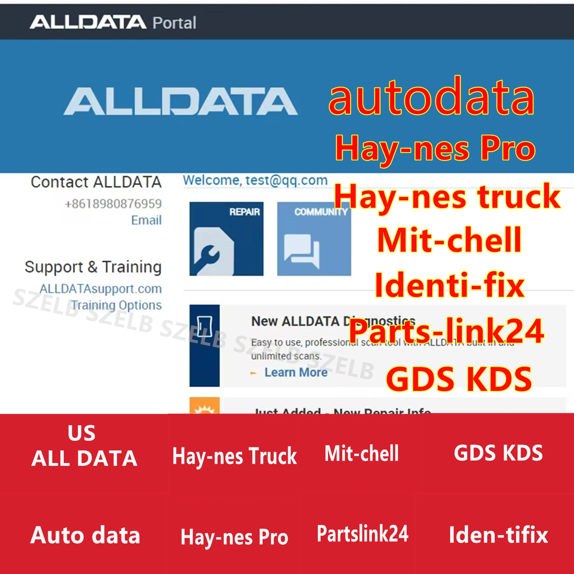 2025 Alldata Autodata Identifix Mitchell, один год, онлайн-аккаунт, обновление программного обеспечения для авторемонта, онлайн-запчасти для всех данных, автомобильные детали
2025 Alldata Autodata Identifix Mitchell, один год, онлайн-аккаунт, обновление программного обеспечения для авторемонта, онлайн-запчасти для всех данных, автомобильные детали