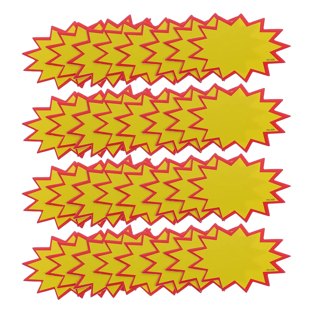 400Pcs Reusable Erasable Price Tags Supermarket Retail Stores Burst Design Blank Sale Signs Advertising Labels
400Pcs Reusable Erasable Price Tags Supermarket Retail Stores Burst Design Blank Sale Signs Advertising Labels