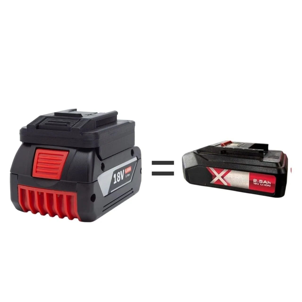 Converter for Bosch 18V/20V MAX Lithium Battery Convert To OZITO 18-20V Lithium Battery Adapter
Converter for Bosch 18V/20V MAX Lithium Battery Convert To OZITO 18-20V Lithium Battery Adapter