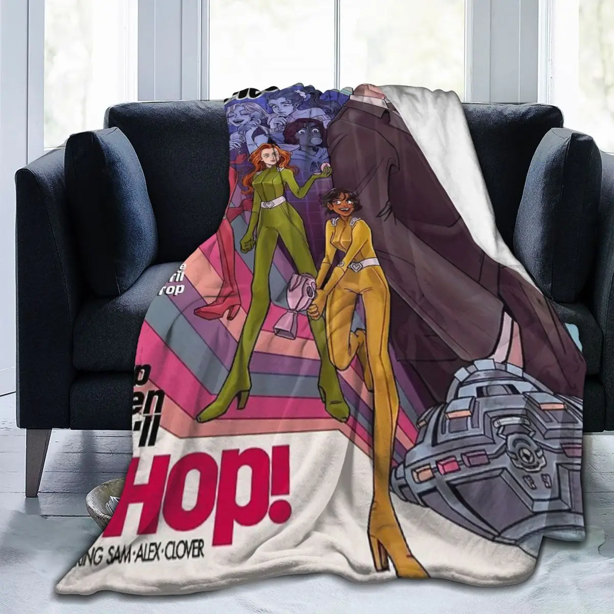 Throw Blanket Totally Spies! Micro Fleece Blanket Four Sizes Customizable Comfortable For Living Room Nice Gift
Throw Blanket Totally Spies! Micro Fleece Blanket Four Sizes Customizable Comfortable For Living Room Nice Gift
