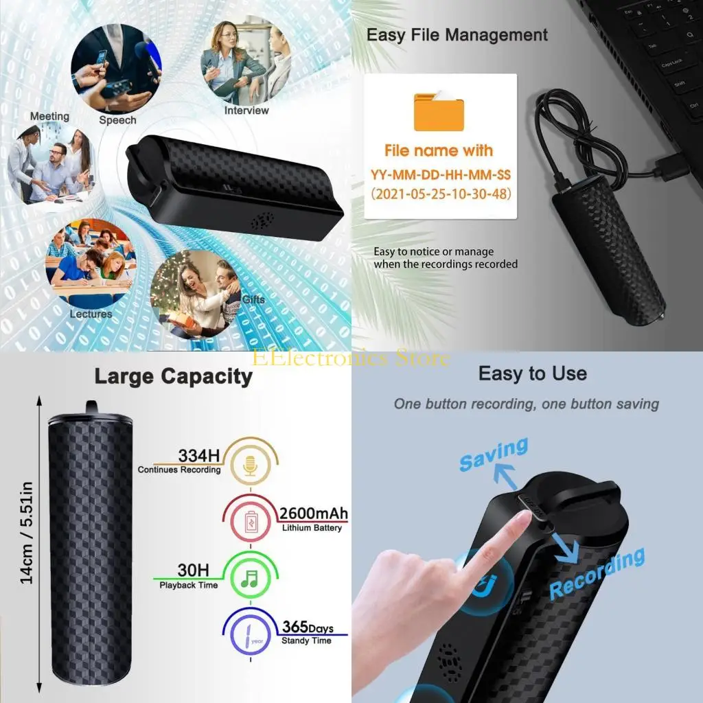 B03C Intelligent Magnetic Recording Device 128GB Constructed In Memory INTELLIGENCE Noise Cancellation Thin Permanent Plastic
B03C Intelligent Magnetic Recording Device 128GB Constructed In Memory INTELLIGENCE Noise Cancellation Thin Permanent Plastic