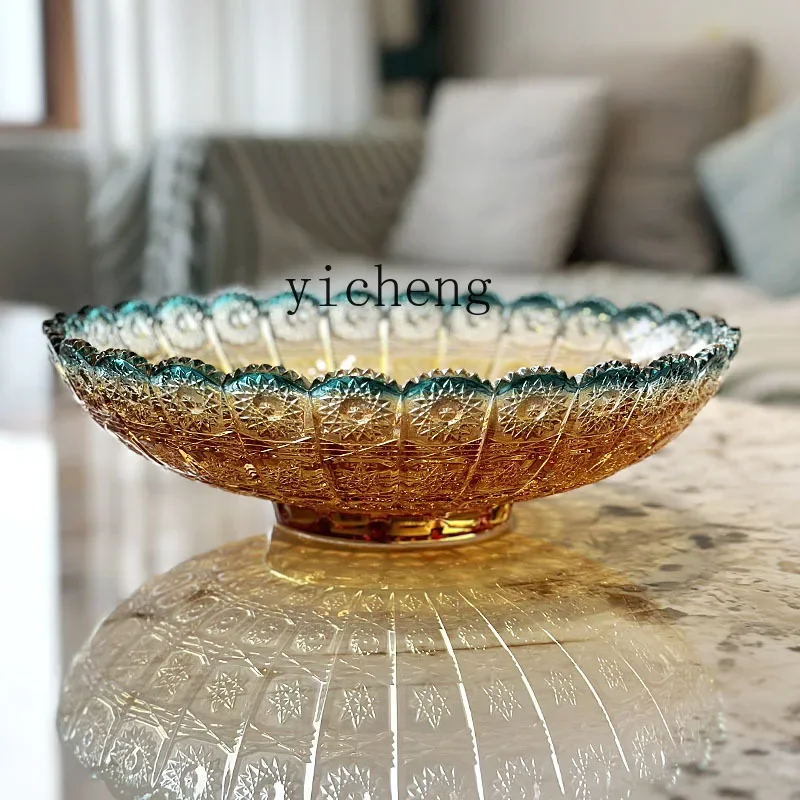 BJ-21 Creative Crystal Glass Fruit Plate Living Room Fruit Plate Large Coffee Table Fruit Pot Light Luxury Household
BJ-21 Creative Crystal Glass Fruit Plate Living Room Fruit Plate Large Coffee Table Fruit Pot Light Luxury Household