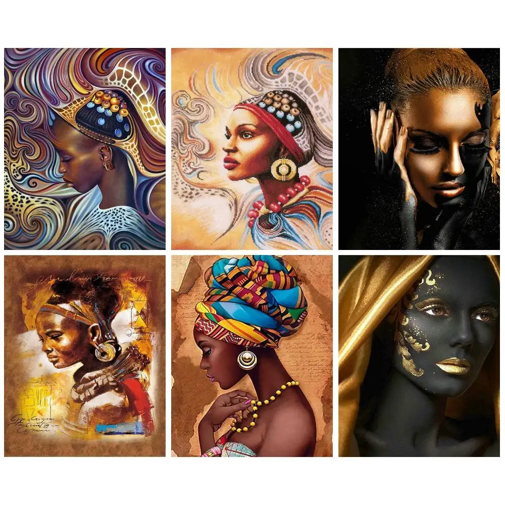 CHENISTORY Diamond Embroidery Black Negro Woman Diamond Painting Artistic Picture Mosaic Embroidery Pictures Artwork
CHENISTORY Diamond Embroidery Black Negro Woman Diamond Painting Artistic Picture Mosaic Embroidery Pictures Artwork