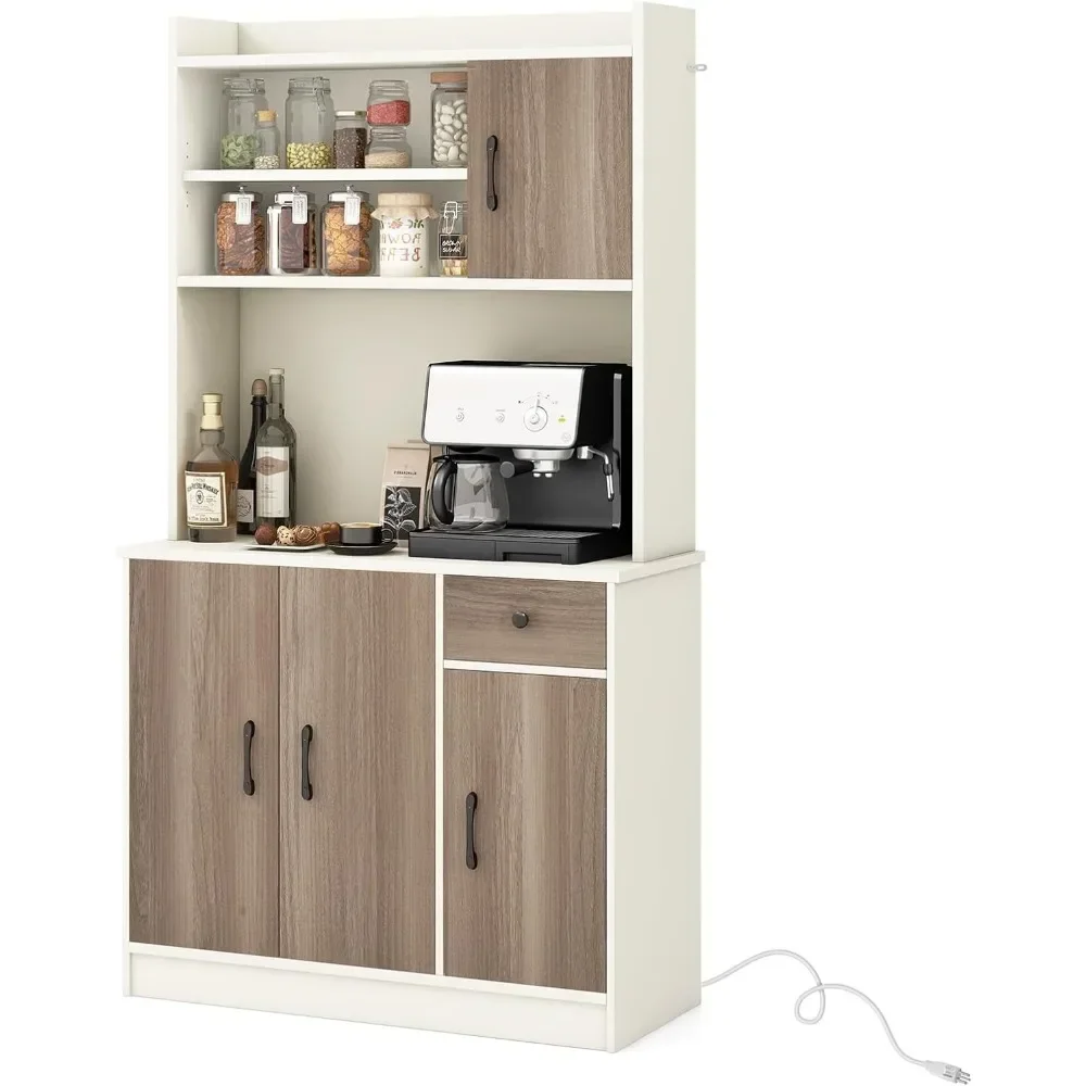 l # for Freestanding Tall Hutch Cabinets with Charging Station, Microwave Stand, Adjustable Shelves, Kitchen Cabinet
l # for Freestanding Tall Hutch Cabinets with Charging Station, Microwave Stand, Adjustable Shelves, Kitchen Cabinet