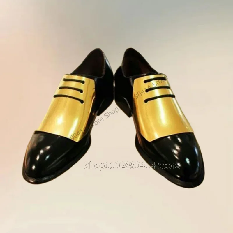 Metal Decor Black Pointed Toe Strappy Men Shoes Fashion Lace Up Male Shoes Luxury Handmade Party Banquet Office Men Casual Shoes
Metal Decor Black Pointed Toe Strappy Men Shoes Fashion Lace Up Male Shoes Luxury Handmade Party Banquet Office Men Casual Shoes