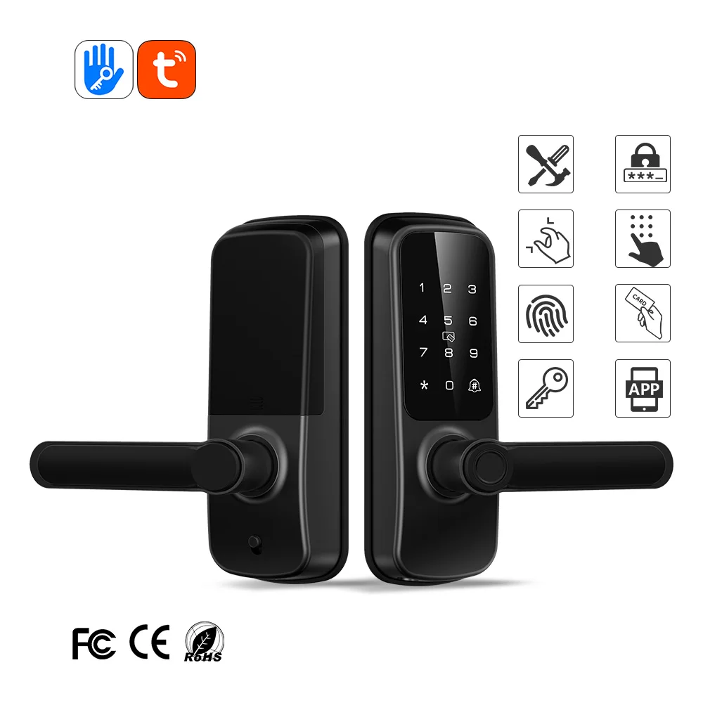 ACCELLOCK High Temperature Smart Deadbolt Door Lock Built-in Camera Doorbell Wi-Fi Enabled Cloud Storage Tuya App Compatible
ACCELLOCK High Temperature Smart Deadbolt Door Lock Built-in Camera Doorbell Wi-Fi Enabled Cloud Storage Tuya App Compatible