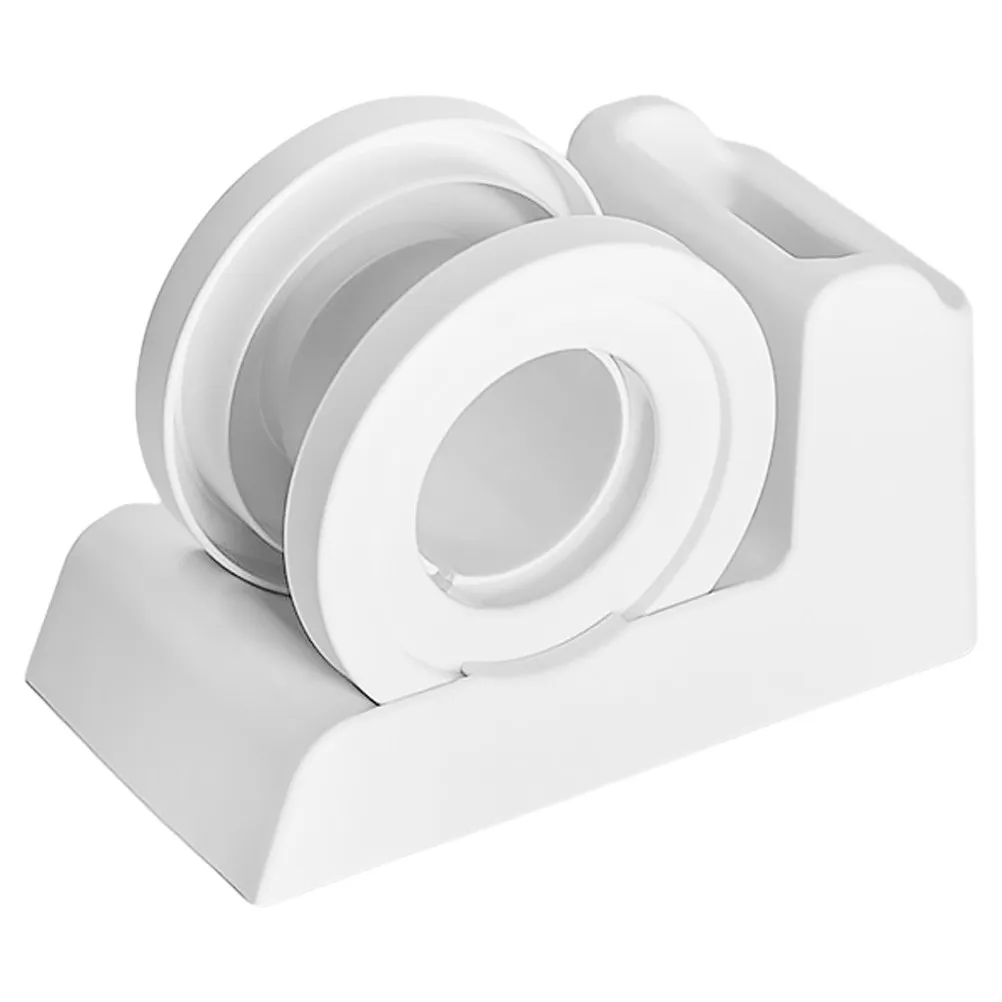 Plastic Tape Dispenser Desktop Design for Cup Lid Sealing Convenient Easy Use Sleek Appearance Office Desk Tape Holder Sticker
Plastic Tape Dispenser Desktop Design for Cup Lid Sealing Convenient Easy Use Sleek Appearance Office Desk Tape Holder Sticker