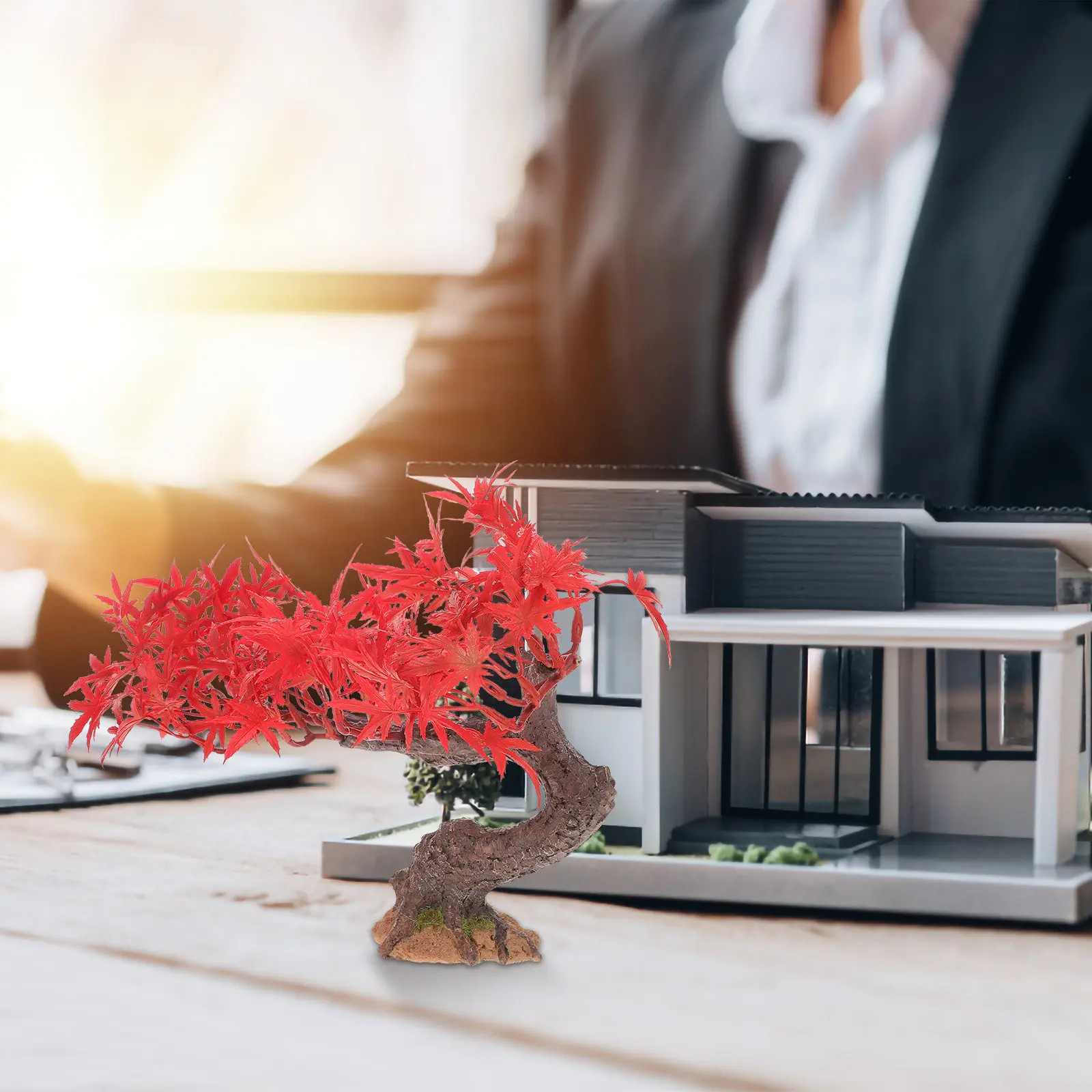 Mini Red Maple Tree Realistic Fake Tree Decor for Desktop Table Micro Landscape Sand Art Bonsai Cuisine Sashimi Display
Mini Red Maple Tree Realistic Fake Tree Decor for Desktop Table Micro Landscape Sand Art Bonsai Cuisine Sashimi Display