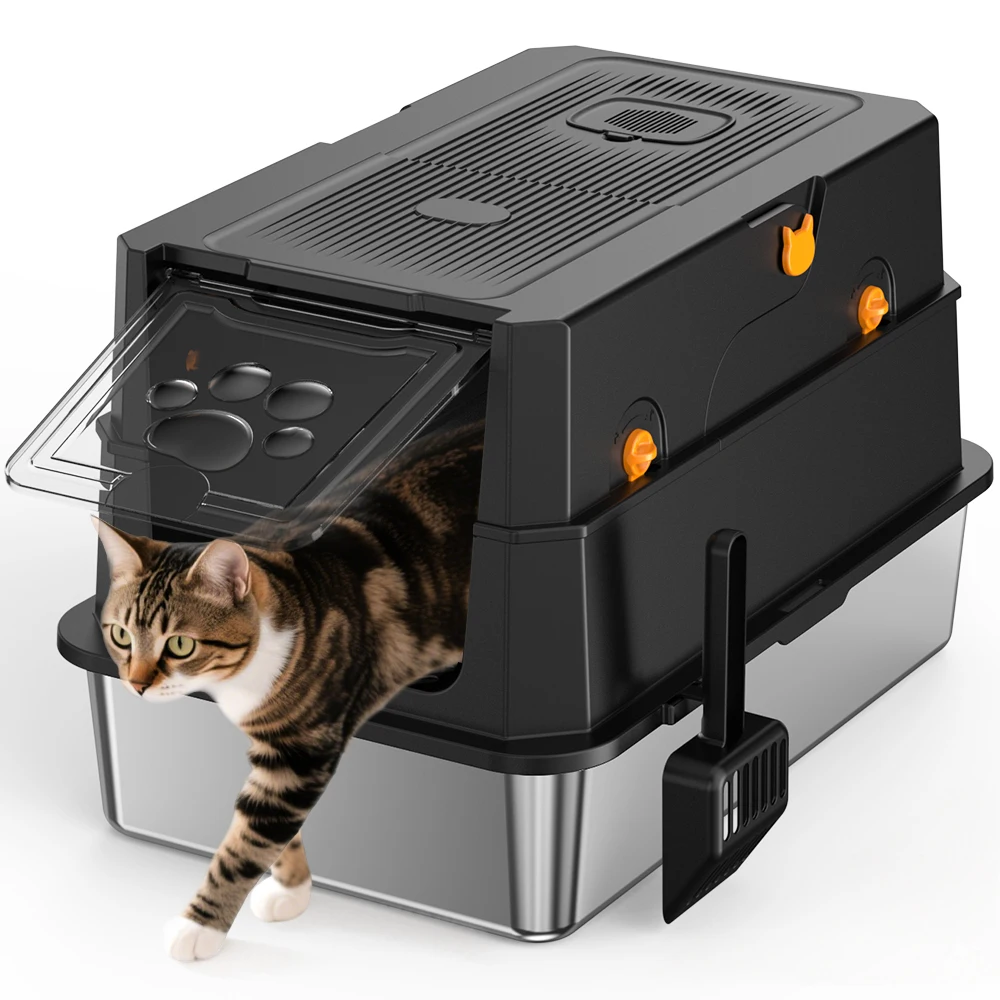 STAINLESS STEEL CAT LITTER BOX
STAINLESS STEEL CAT LITTER BOX