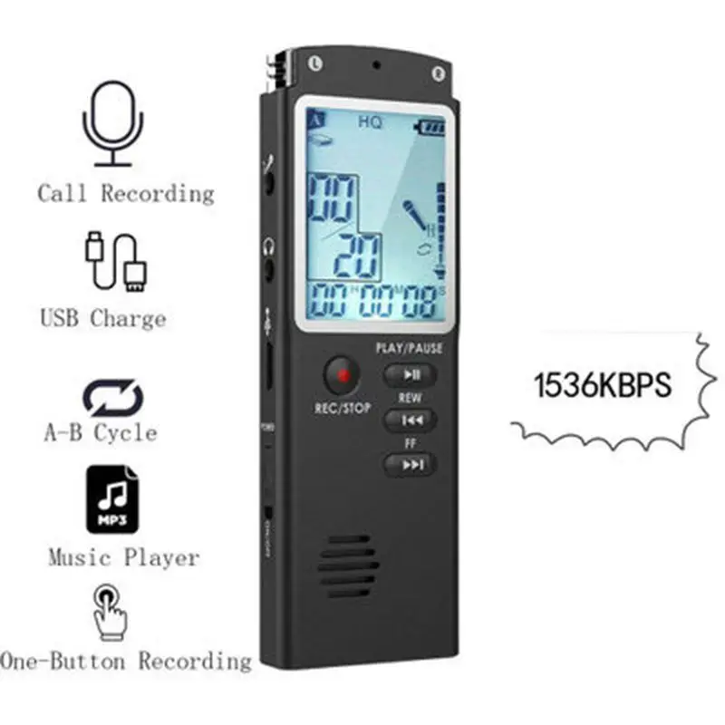 Регистратор для студенческих встреч с поддержкой MP3-плеер, 16 ГБ, ЖК-дисплей, USB, цифровой диктофон, запись телефона
Регистратор для студенческих встреч с поддержкой MP3-плеер, 16 ГБ, ЖК-дисплей, USB, цифровой диктофон, запись телефона