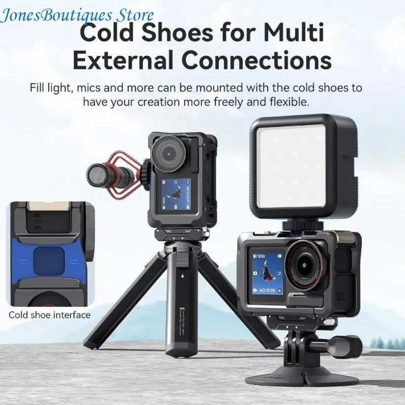 Quick Release Camera Cage Aluminum Alloy Protections Frame for Action 4/3 W8KE
Quick Release Camera Cage Aluminum Alloy Protections Frame for Action 4/3 W8KE