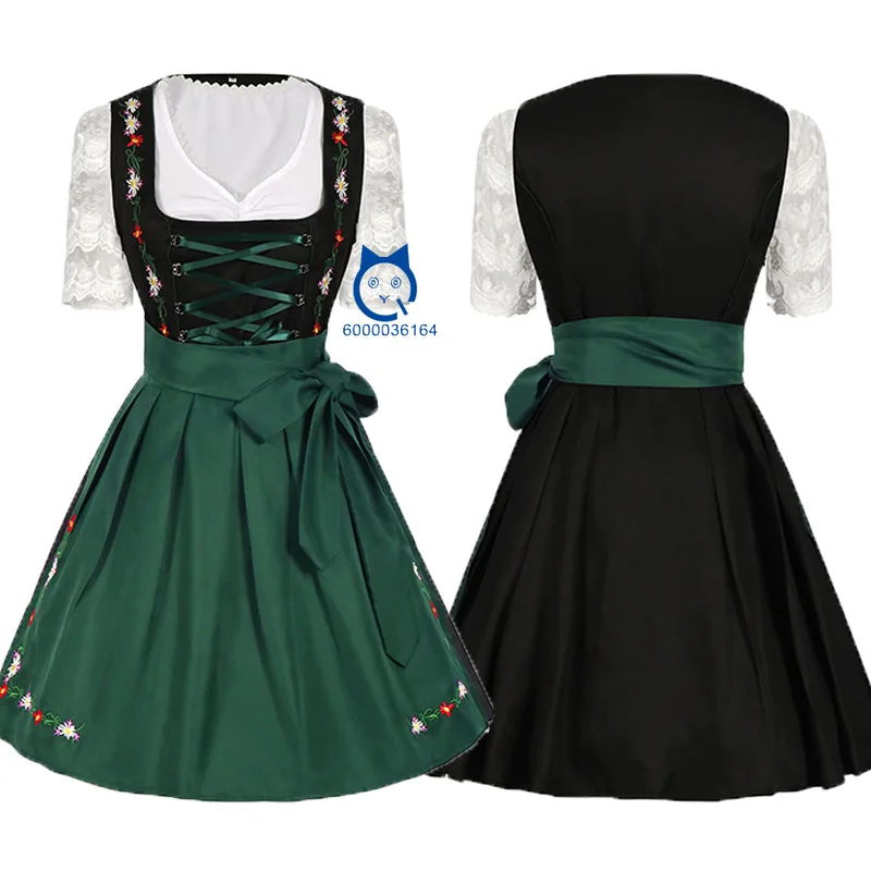 Oktoberfest Costumes Maid Dirndl Dress German Bavarian Traditional Beer Women Costume Cosplay Carnival Party Hot Strapped Dress
Oktoberfest Costumes Maid Dirndl Dress German Bavarian Traditional Beer Women Costume Cosplay Carnival Party Hot Strapped Dress