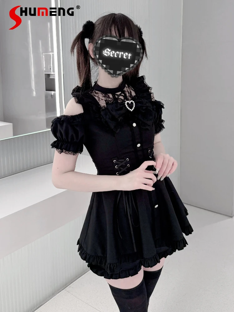 Original Japanese Mass-produced Subculture Cool Girl Striped Set Short-sleeve Slim Dress Shorts Lolita 2pcs Set for Women Summer
Original Japanese Mass-produced Subculture Cool Girl Striped Set Short-sleeve Slim Dress Shorts Lolita 2pcs Set for Women Summer