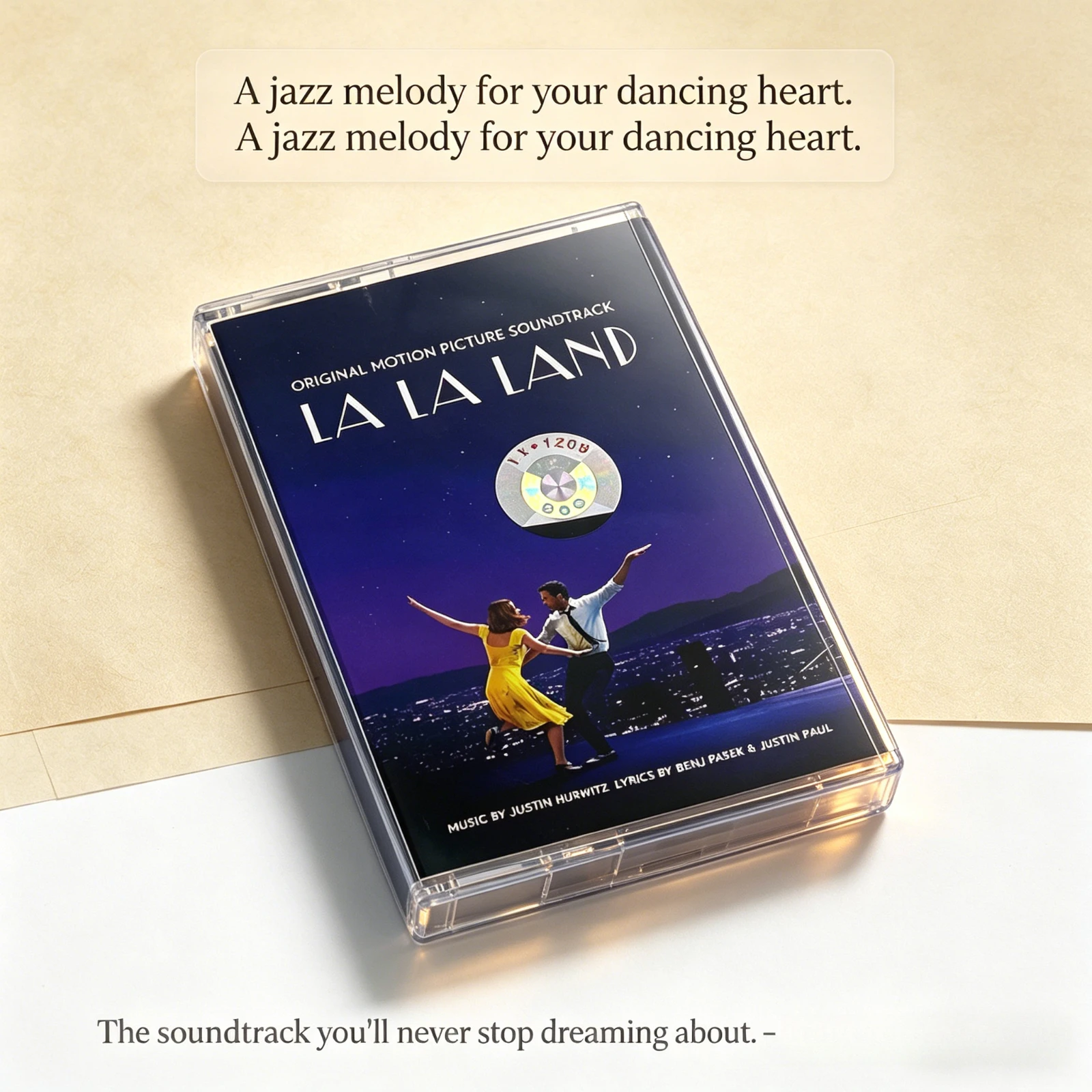 La La Land OST Cassette Tape with Album Art Cover Retro Movie Soundtrack Collectible Gift for Fans
La La Land OST Cassette Tape with Album Art Cover Retro Movie Soundtrack Collectible Gift for Fans