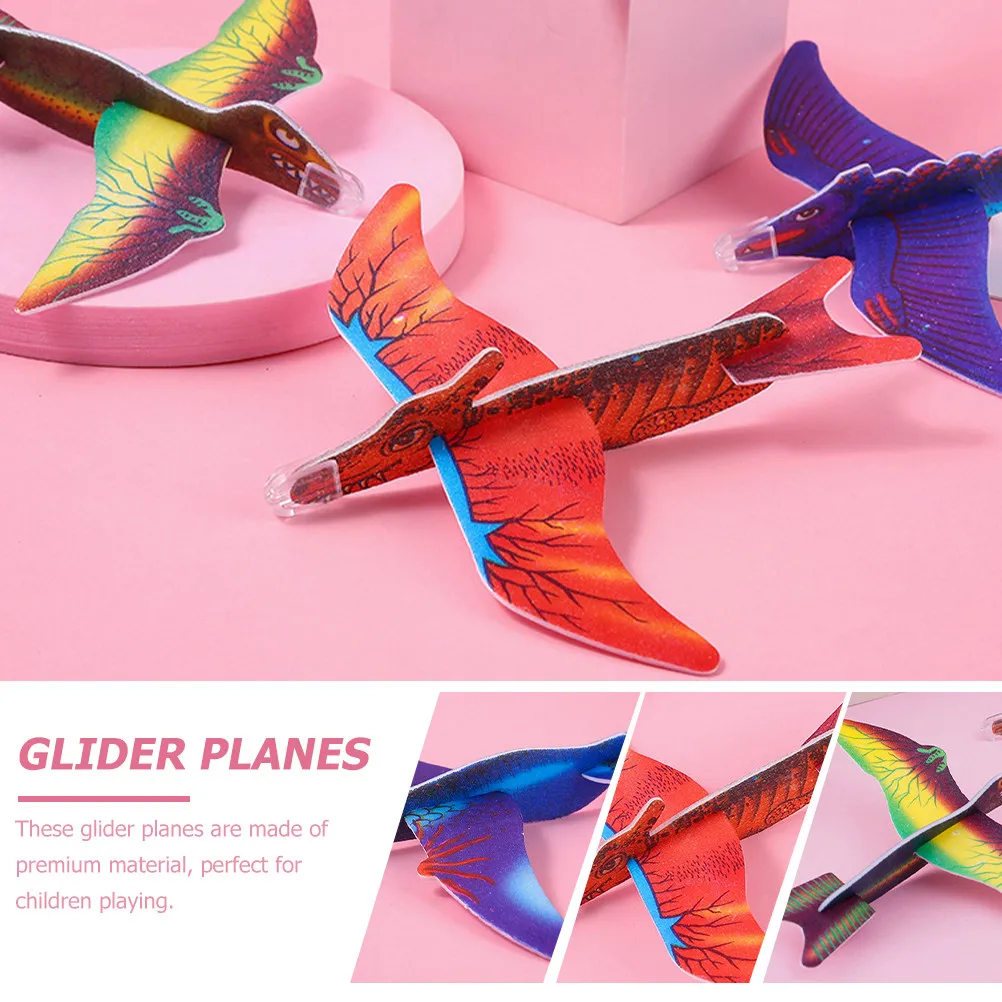 48Pcs Foam Airplane Gliders Dinosaur Flying Planes for Kids Birthday Party Outdoor Play Classroom Fun Toy Airplane
48Pcs Foam Airplane Gliders Dinosaur Flying Planes for Kids Birthday Party Outdoor Play Classroom Fun Toy Airplane