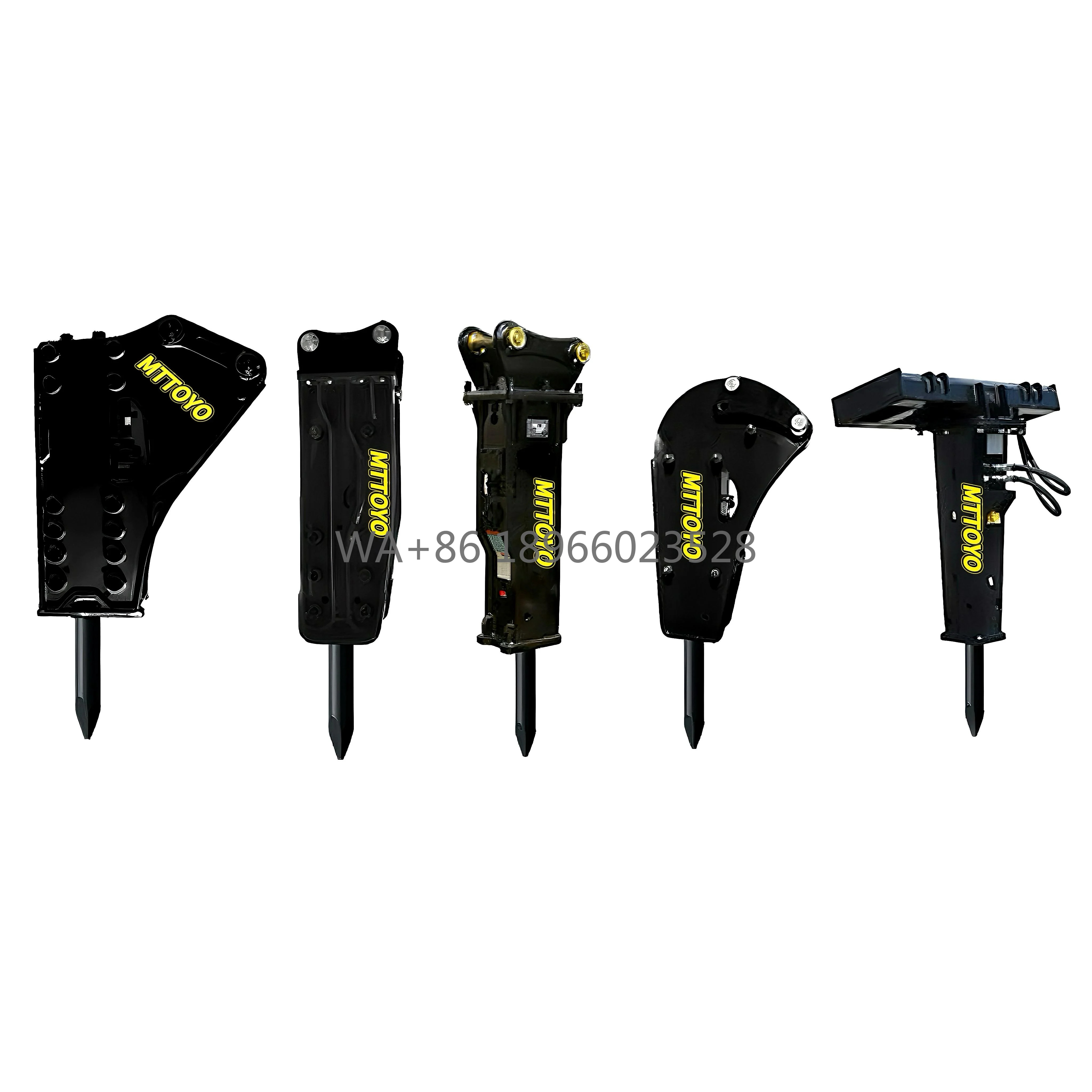 Excavator Backhoe Loader 40mm 45mm 53mm 68mm Chisel Hydraulic Breaker Rock Hammer for Road Maintenance Concrete Demolition
Excavator Backhoe Loader 40mm 45mm 53mm 68mm Chisel Hydraulic Breaker Rock Hammer for Road Maintenance Concrete Demolition