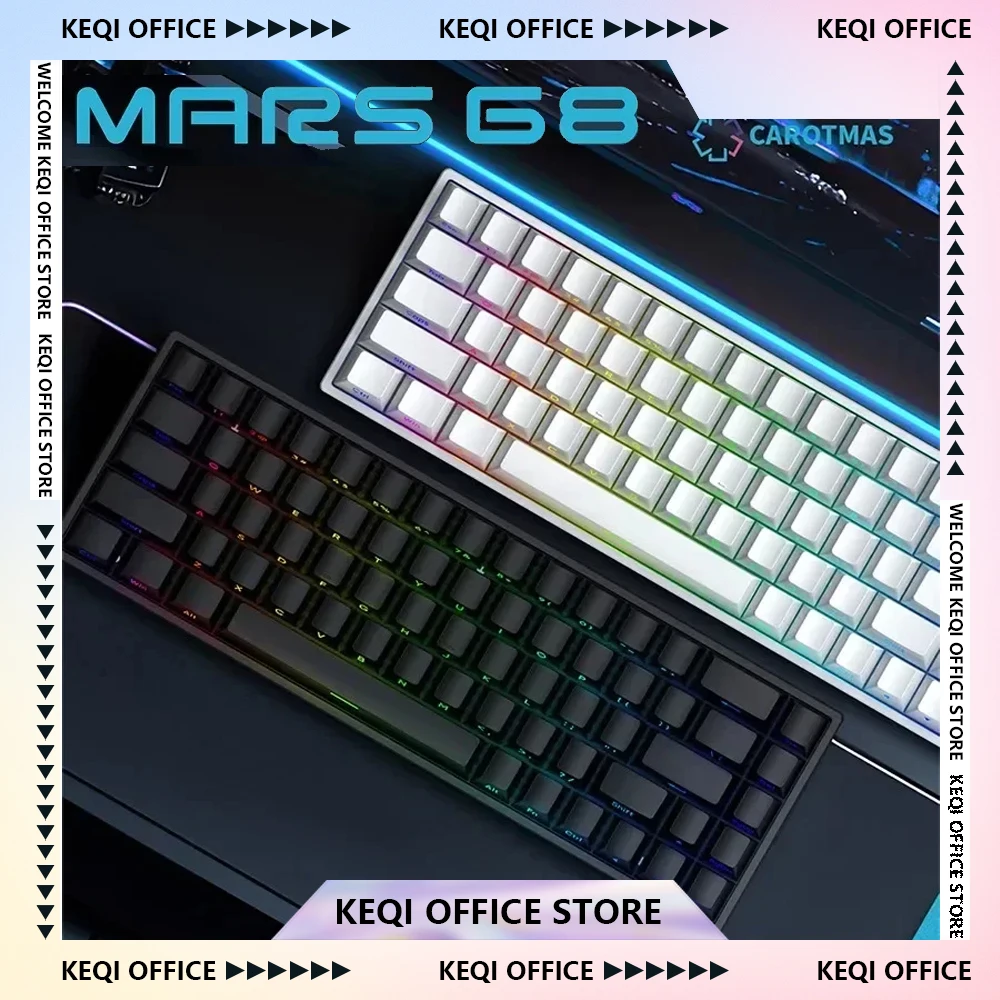 IROK Mars68 PRO клавиатура с магнитным переключателем, горячая замена, RGB, длительный срок службы батареи, игровая механическая клавиатура на заказ, аксессуары для ПК, подарки
IROK Mars68 PRO клавиатура с магнитным переключателем, горячая замена, RGB, длительный срок службы батареи, игровая механическая клавиатура на заказ, аксессуары для ПК, подарки