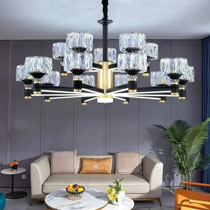 Modern Crystal Glass Ceiling Chandelier LED Pendant Lights Home Decorative for Living Room Bedroom Kitchen Dining room Indoor
Modern Crystal Glass Ceiling Chandelier LED Pendant Lights Home Decorative for Living Room Bedroom Kitchen Dining room Indoor