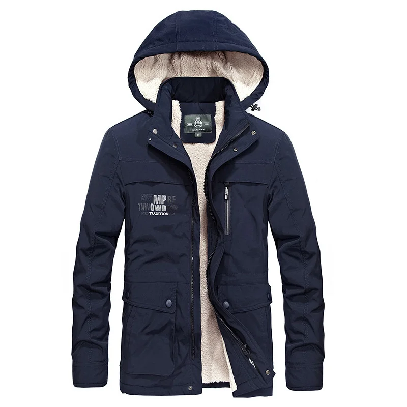 Winter Men Jacket Warm Thick Casual Men's Detachable Hat Windproof Parkas Velvet Coat Male Hooded Outwear Jackets Plus Size 4XL
Winter Men Jacket Warm Thick Casual Men's Detachable Hat Windproof Parkas Velvet Coat Male Hooded Outwear Jackets Plus Size 4XL