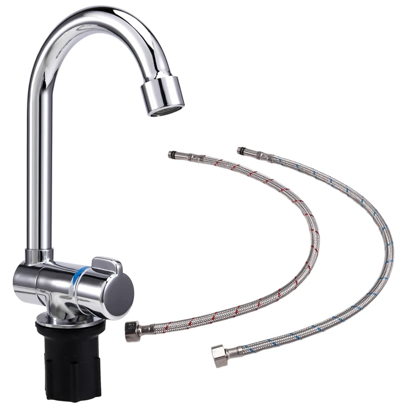 Foldable RV Faucet Universal For Car Caravan RV 360° Rotation Cold & Hot Water Mixer Water Tap,1/2
Foldable RV Faucet Universal For Car Caravan RV 360° Rotation Cold & Hot Water Mixer Water Tap,1/2