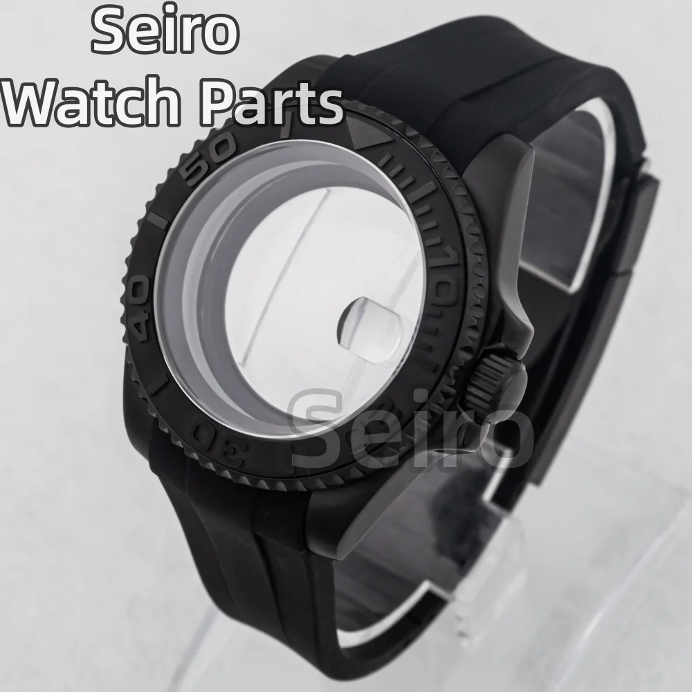 SUB GMT Yacht Master 40mm NH35 Watch Case Rubber Watch Band Sapphire Crystal Waterproof Fit Seiko NH34/NH35/NH36/NH38 Movement
SUB GMT Yacht Master 40mm NH35 Watch Case Rubber Watch Band Sapphire Crystal Waterproof Fit Seiko NH34/NH35/NH36/NH38 Movement