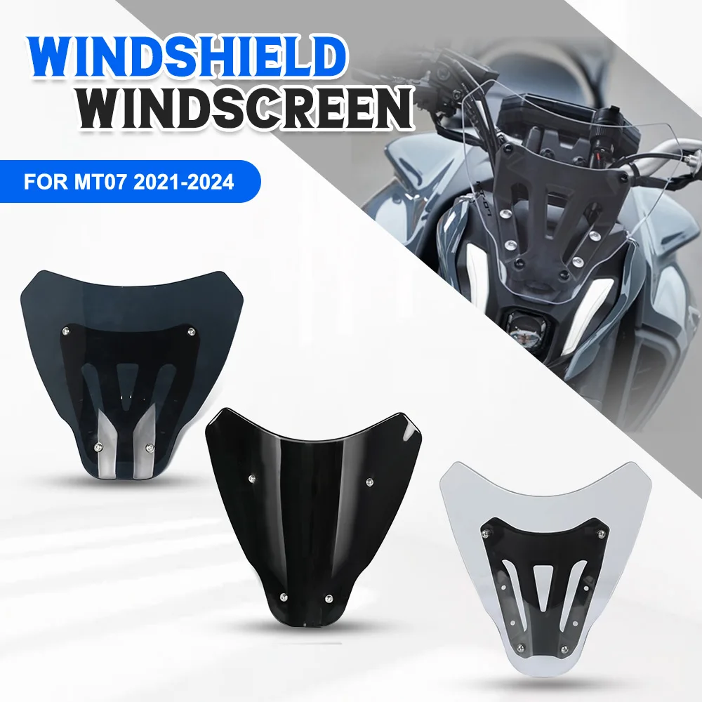 2024 Motorcycle Accessories Front Windshield Deflectors Protector Screen Visor Parts FOR YAMAHA MT-07 MT 07 MT07 2021-2023 2022
2024 Motorcycle Accessories Front Windshield Deflectors Protector Screen Visor Parts FOR YAMAHA MT-07 MT 07 MT07 2021-2023 2022