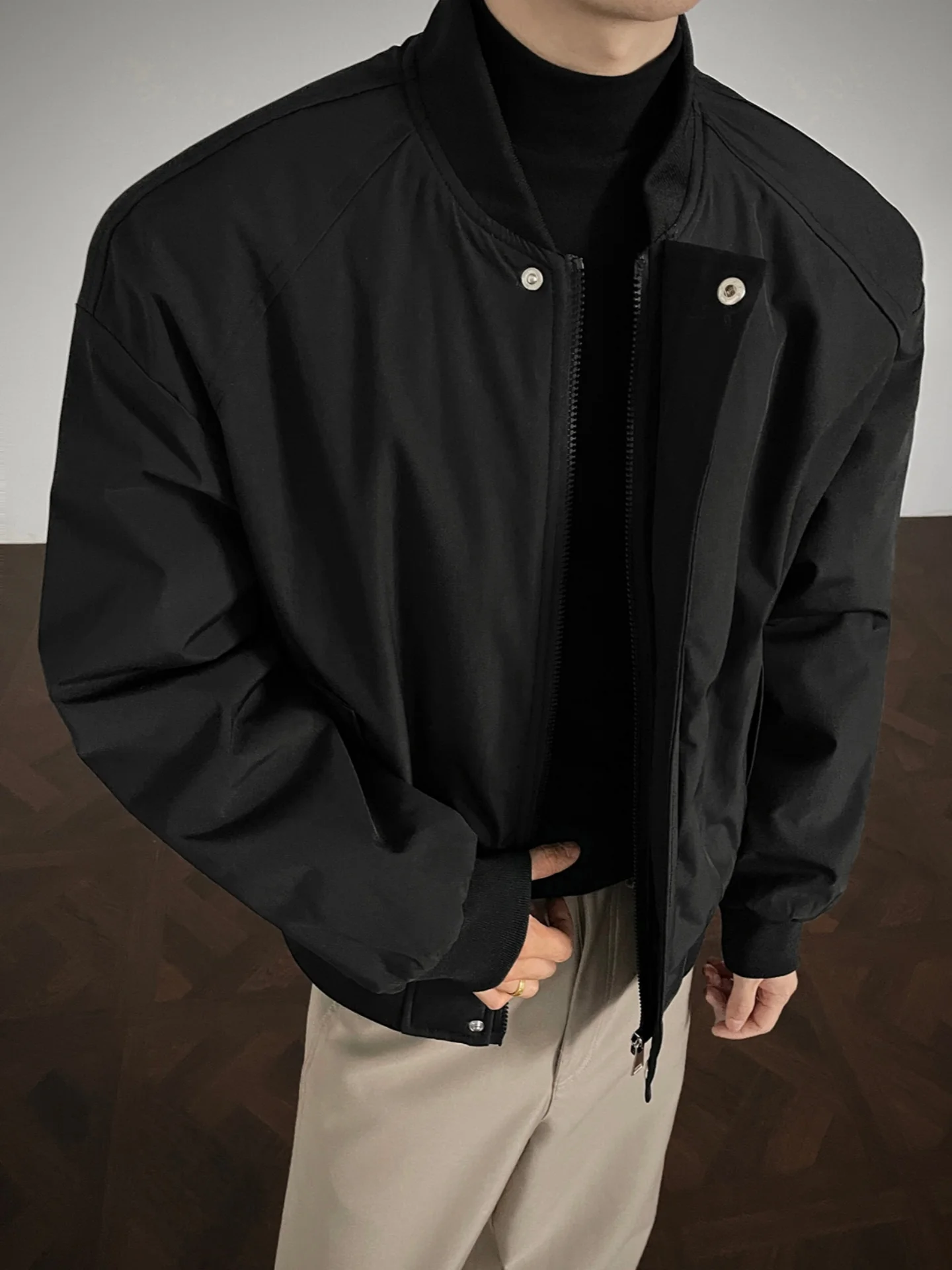 Winter New Men's Cotton Jaet Thi Warm Baseball Sle Loose Fit American Trendy Workwear Outerwear Pure Color Zipper Closure
Winter New Men's Cotton Jaet Thi Warm Baseball Sle Loose Fit American Trendy Workwear Outerwear Pure Color Zipper Closure