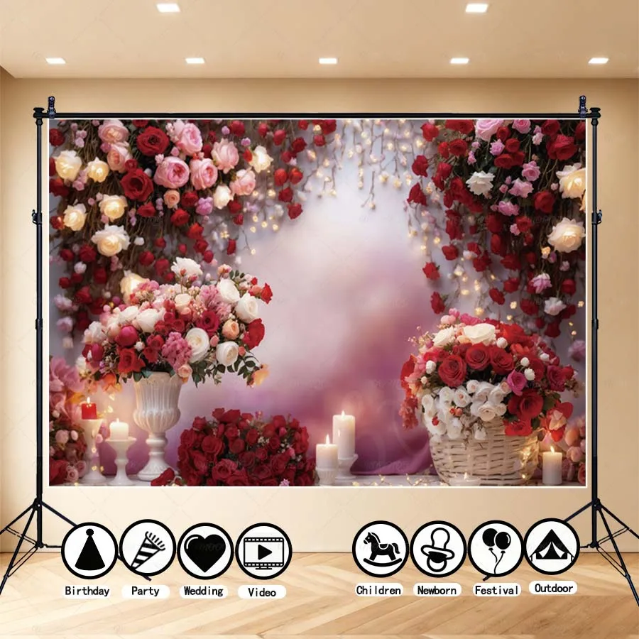MOON.QG Valentine'S Day Decoration Background Flowers Curtains Candle Backdrops For Photography Wall Poster Photobooth Photocall
MOON.QG Valentine'S Day Decoration Background Flowers Curtains Candle Backdrops For Photography Wall Poster Photobooth Photocall