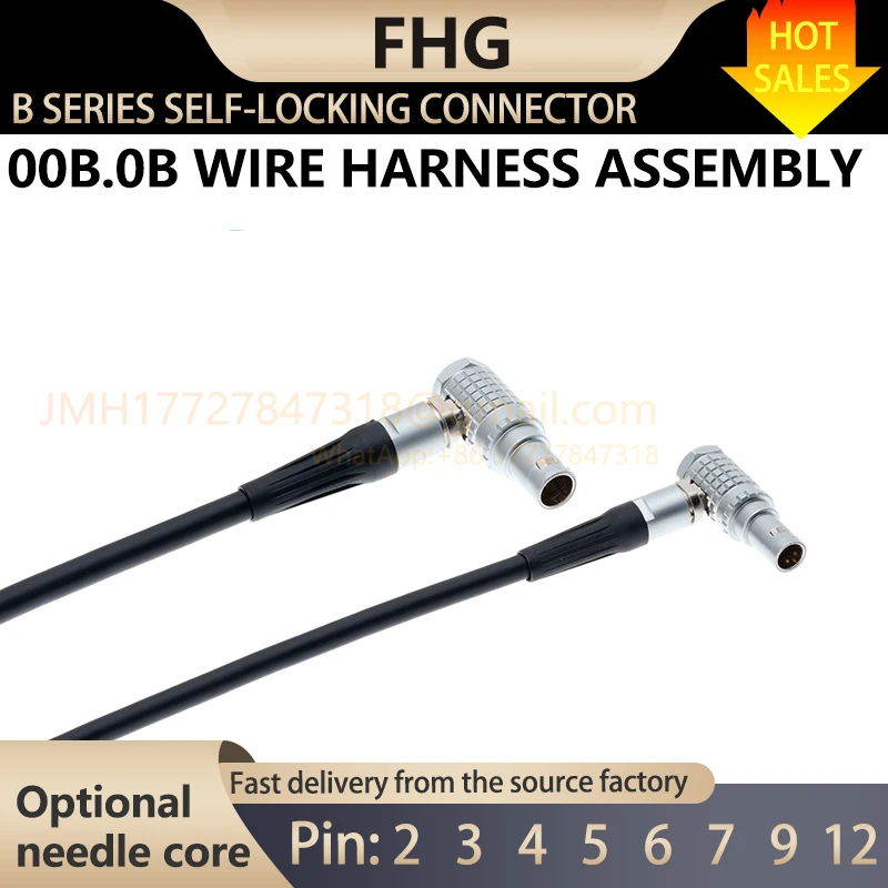 Кабельный узел FHG00B.0B. 90 ° Угловой штекер, 2, 3, 4, 5, 6, 7, 9, 12-контактный. Используется для передачи информации и аудиосигналов.
Кабельный узел FHG00B.0B. 90 ° Угловой штекер, 2, 3, 4, 5, 6, 7, 9, 12-контактный. Используется для передачи информации и аудиосигналов.