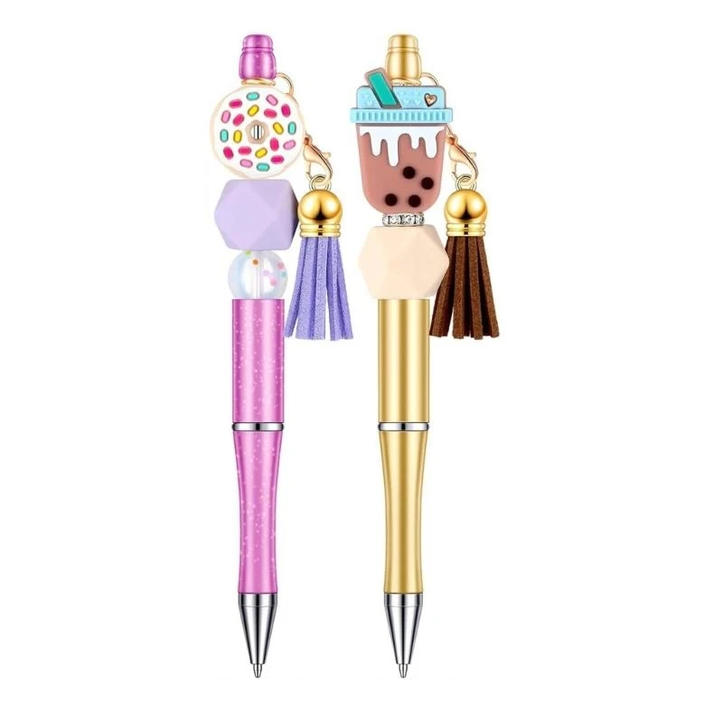 100Pcs Beadable Ballpoint Pen with Beads, Keychain Hooks, and Tassels for Kid K92C
100Pcs Beadable Ballpoint Pen with Beads, Keychain Hooks, and Tassels for Kid K92C
