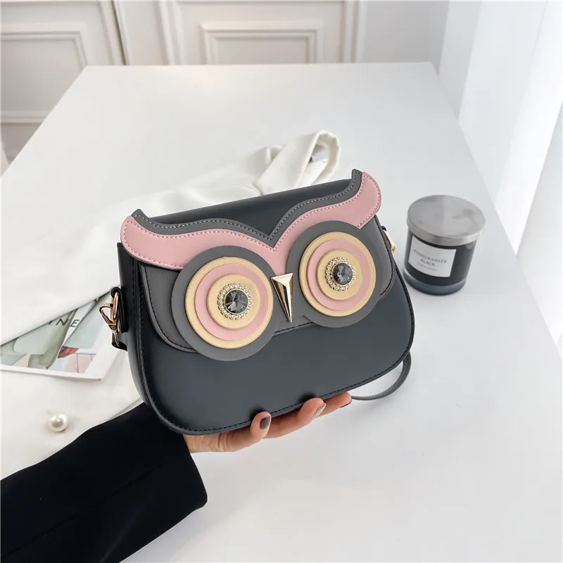 Owl Pattern Mini Crossbody Bag Unisex Shoulder Bag Coin Purse Fresh Sweet Style PU Material Small Size Messenger Bag
Owl Pattern Mini Crossbody Bag Unisex Shoulder Bag Coin Purse Fresh Sweet Style PU Material Small Size Messenger Bag