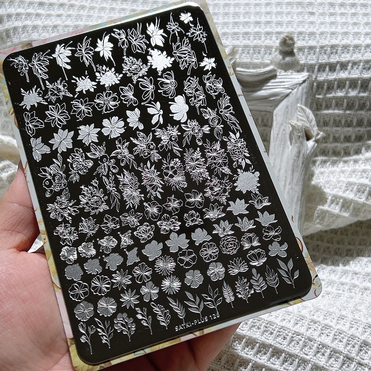 Nail Art Stamping Plate Transfer Plate for Beginners, No Hand Painting Needed, Nail Decoration Template, Hand-Painted Flower Overlay, Flower Nail Art Stamping Plate, Stamping Gel, Stamping Oil, No Painting Needed, High-Quality Stamping Transfer Template,
Nail Art Stamping Plate Transfer Plate for Beginners, No Hand Painting Needed, Nail Decoration Template, Hand-Painted Flower Overlay, Flower Nail Art Stamping Plate, Stamping Gel, Stamping Oil, No Painting Needed, High-Quality Stamping Transfer Template,