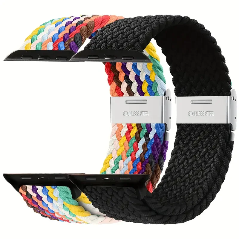 Braided strap For Apple watch band 45mm 44mm 49mm 40mm 41mm 42mm 38mm Nylon correa bracelet iWatch series 8 9 4 3 5 SE 6 7 Ultra
Braided strap For Apple watch band 45mm 44mm 49mm 40mm 41mm 42mm 38mm Nylon correa bracelet iWatch series 8 9 4 3 5 SE 6 7 Ultra