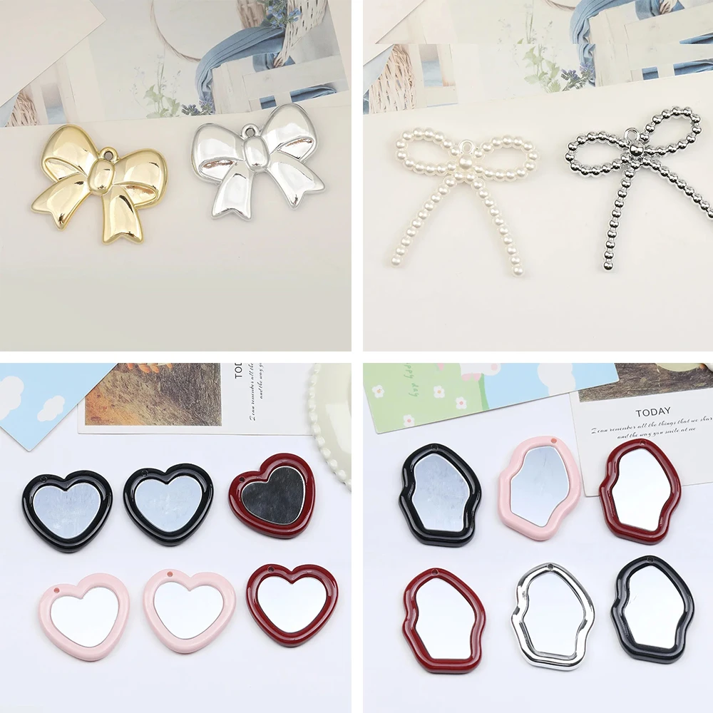 Cordial Design Jewelry Accessories/Hand Made/Bowknot Heart Shape/DIY Hand Bag Making/Key Chain Pendant/Acrylic Bead Charms
Cordial Design Jewelry Accessories/Hand Made/Bowknot Heart Shape/DIY Hand Bag Making/Key Chain Pendant/Acrylic Bead Charms