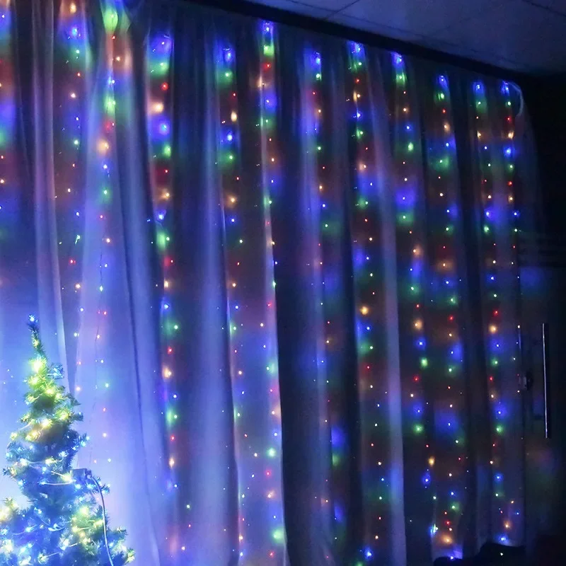 USB Plug LED Curtain String Lights Bedroom Decor Indoor Wall Home Garden Decorations for Wedding Party Holiday
USB Plug LED Curtain String Lights Bedroom Decor Indoor Wall Home Garden Decorations for Wedding Party Holiday