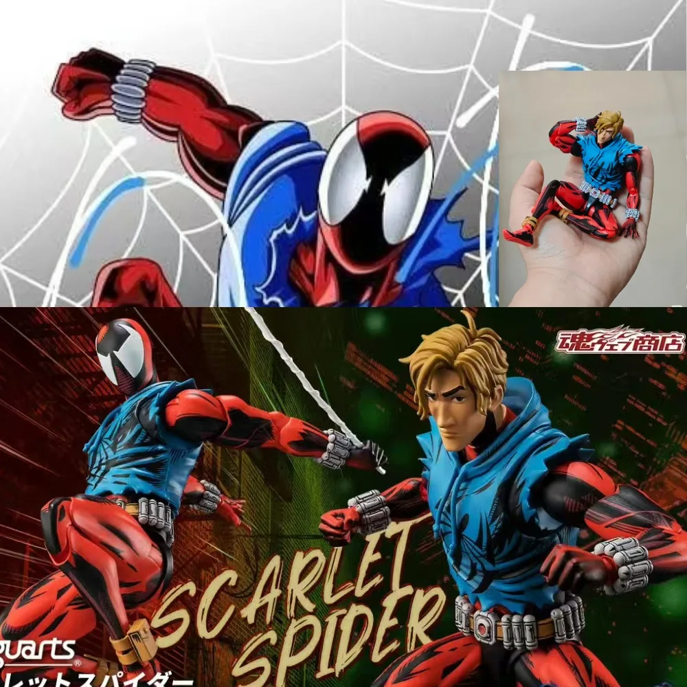 Оригинальная фигурка Bandai Spider-Man S.H.Figuarts SHF Scarlet Spider (Скарлетт Спайдер) из фильма «Мультфильм: Спайдер-Верс», модель из ПВХ
Оригинальная фигурка Bandai Spider-Man S.H.Figuarts SHF Scarlet Spider (Скарлетт Спайдер) из фильма «Мультфильм: Спайдер-Верс», модель из ПВХ