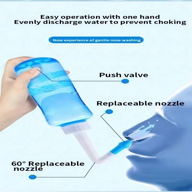 1 Piece Nasal Wash Bottle 300ml Adult And Children Nasal Cavity And Nasal Wash Bottle Physiological Saline Rhinitis Manual
1 Piece Nasal Wash Bottle 300ml Adult And Children Nasal Cavity And Nasal Wash Bottle Physiological Saline Rhinitis Manual