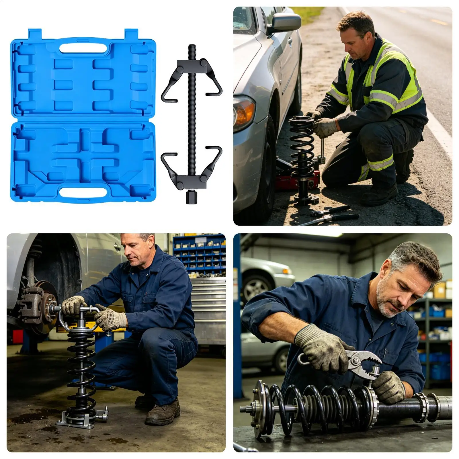 Coil Spring Compressor Tool Heavy Duty Shock Absorbers Repair Auto Suspension Compression Remover Installer Tool For Cars Trucks
Coil Spring Compressor Tool Heavy Duty Shock Absorbers Repair Auto Suspension Compression Remover Installer Tool For Cars Trucks